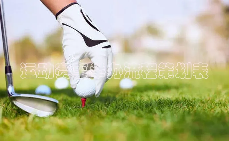 运动赛事举办流程策划表